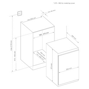 IKS1450F VOX Ankastre Buzdolabı